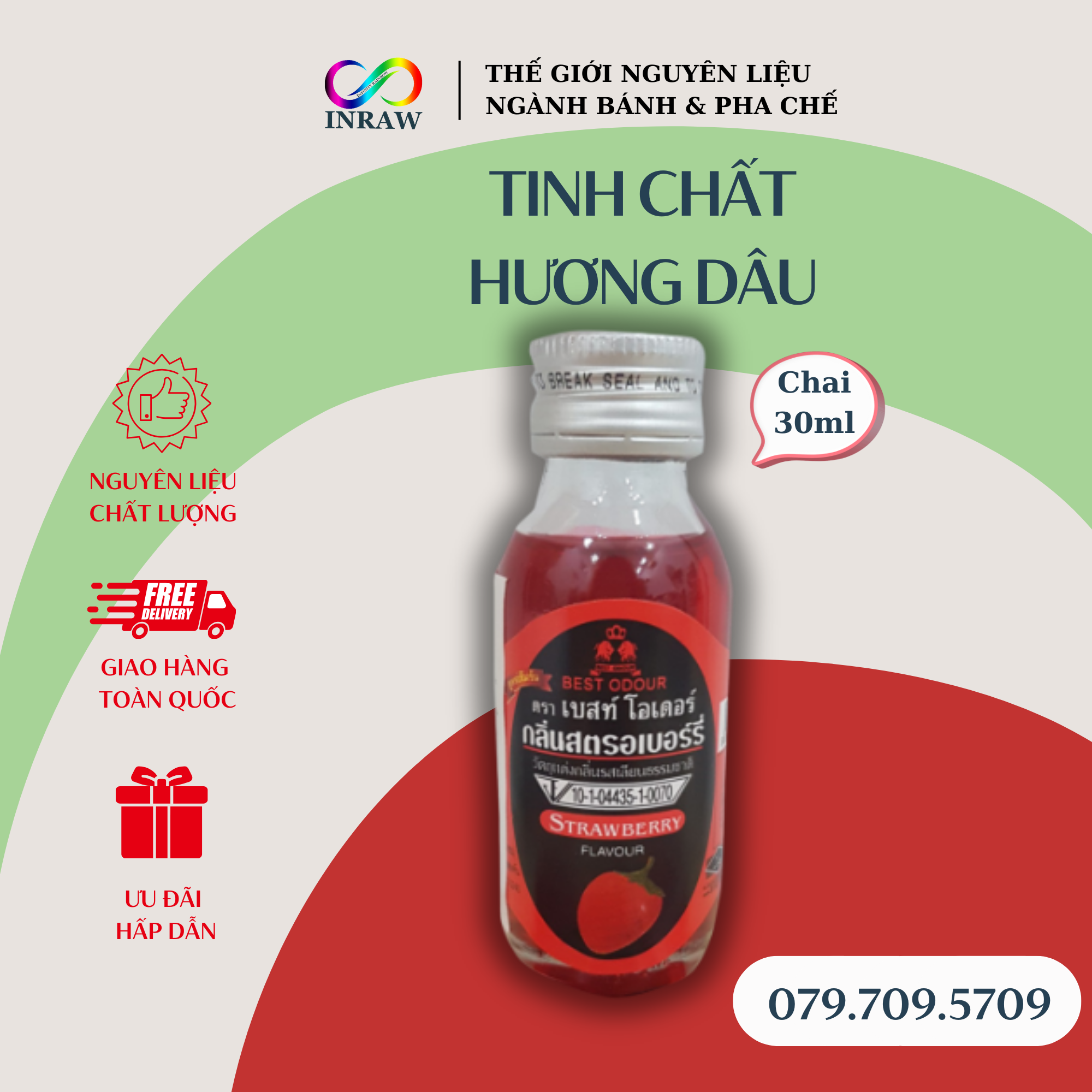 Hương Dâu Best Odour Thái Lan 30ml