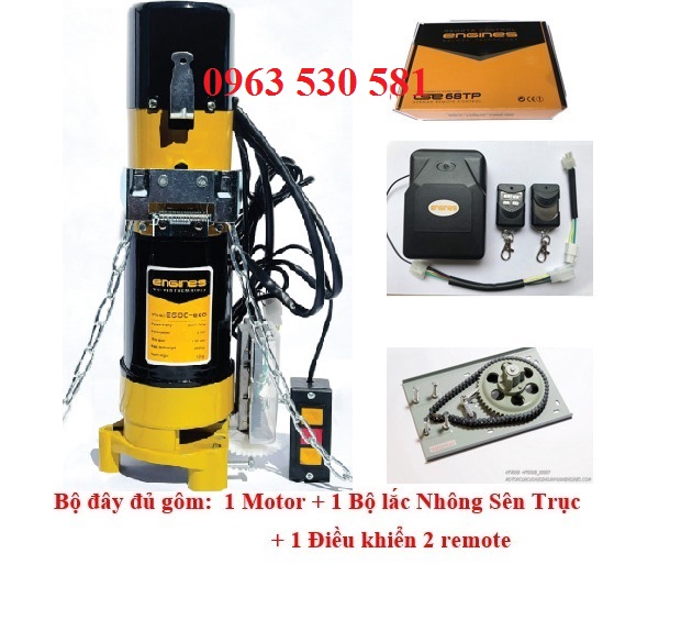 [HCM]MOTOR CỬA CUỐN ENGINES 600kg E600-ECO ĐỨC CAM KẾT CHẤT LƯỢNG