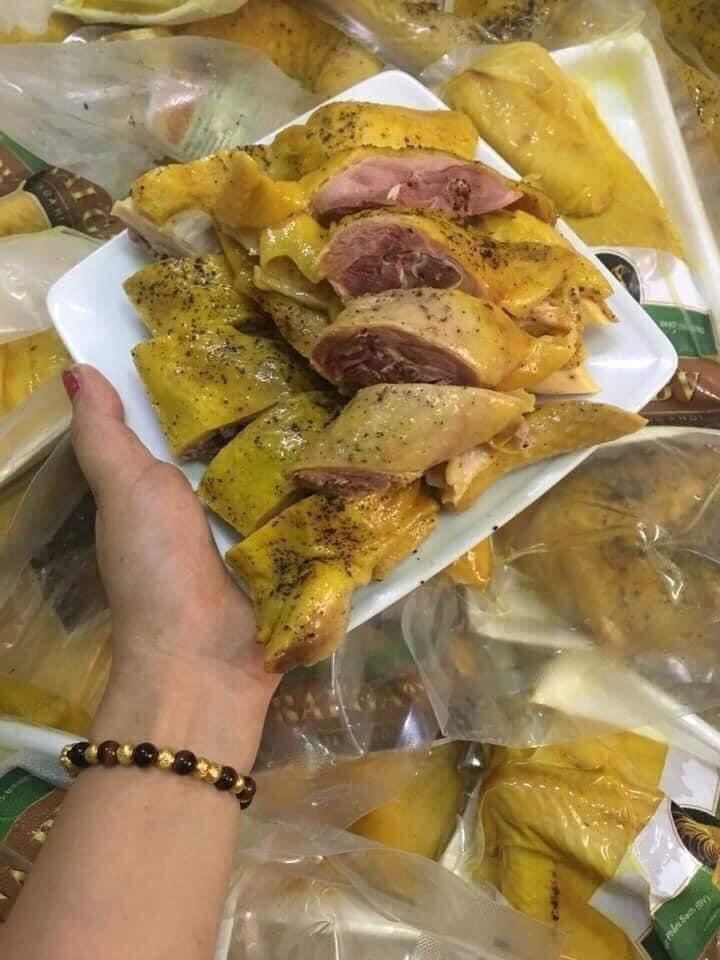 Gà Ủ Muối, Gà Hun khói