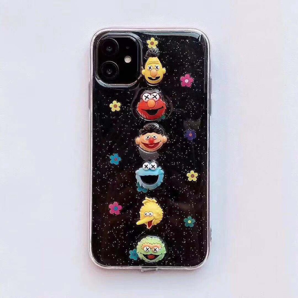 Charm (C149) slime/ Dụng Cụ Charm Trang Trí [Ko Keo & Nút] Hình Cookie Monster