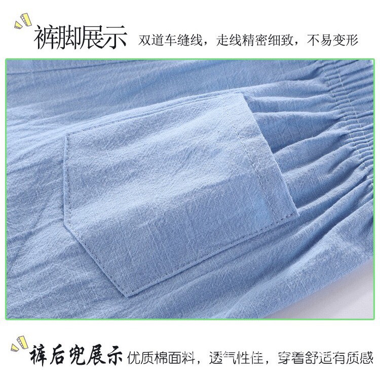 Quần đùi chất đũi siêu mát cho bé Q03