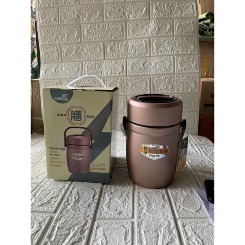 Cặp lồng inox 304 1,6l giữ nhiệt - chống tràn chính hãng