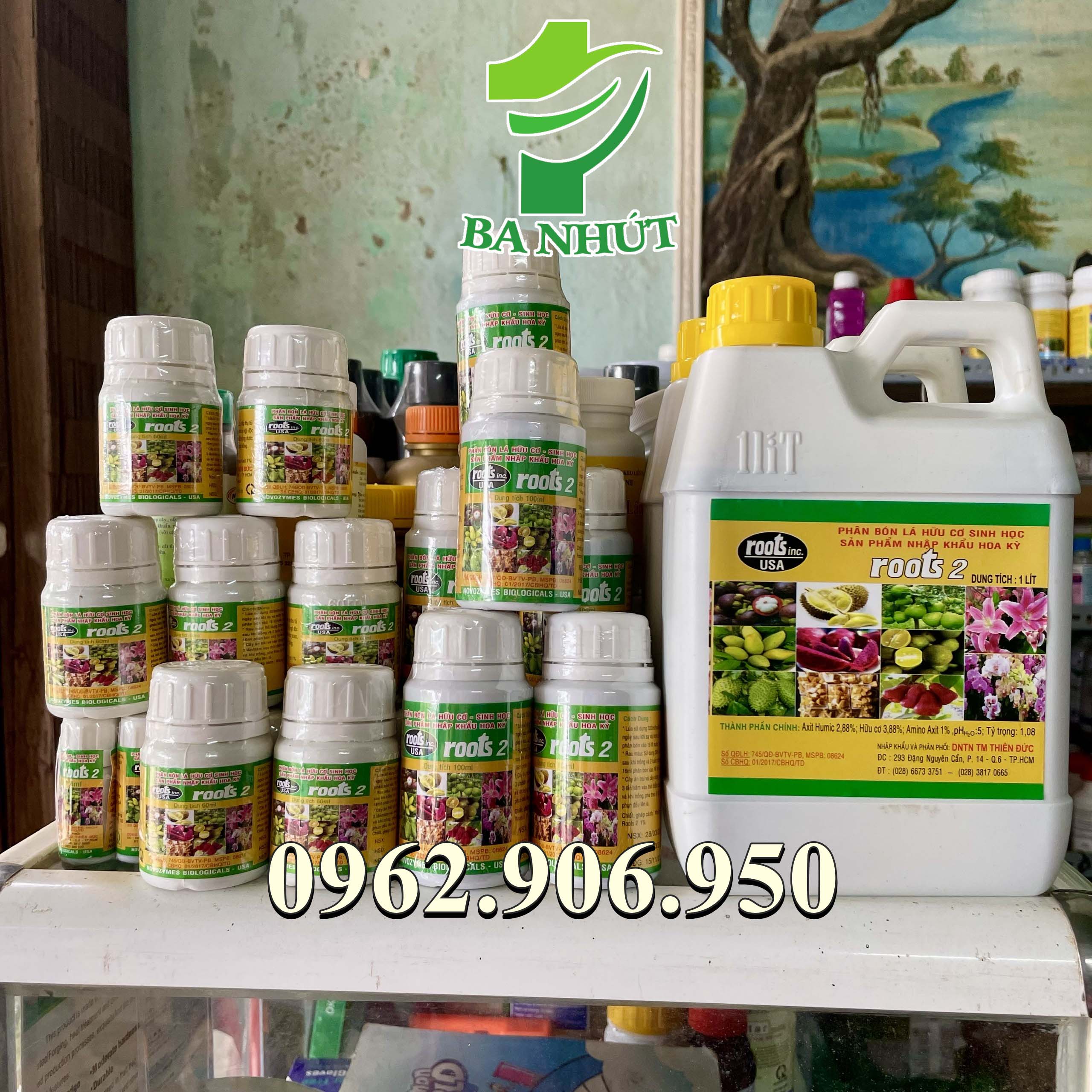 Phân Bón Lá Cao Cấp Kích Ra Rễ ROOTS 2 Hoa Kỳ (100ml)