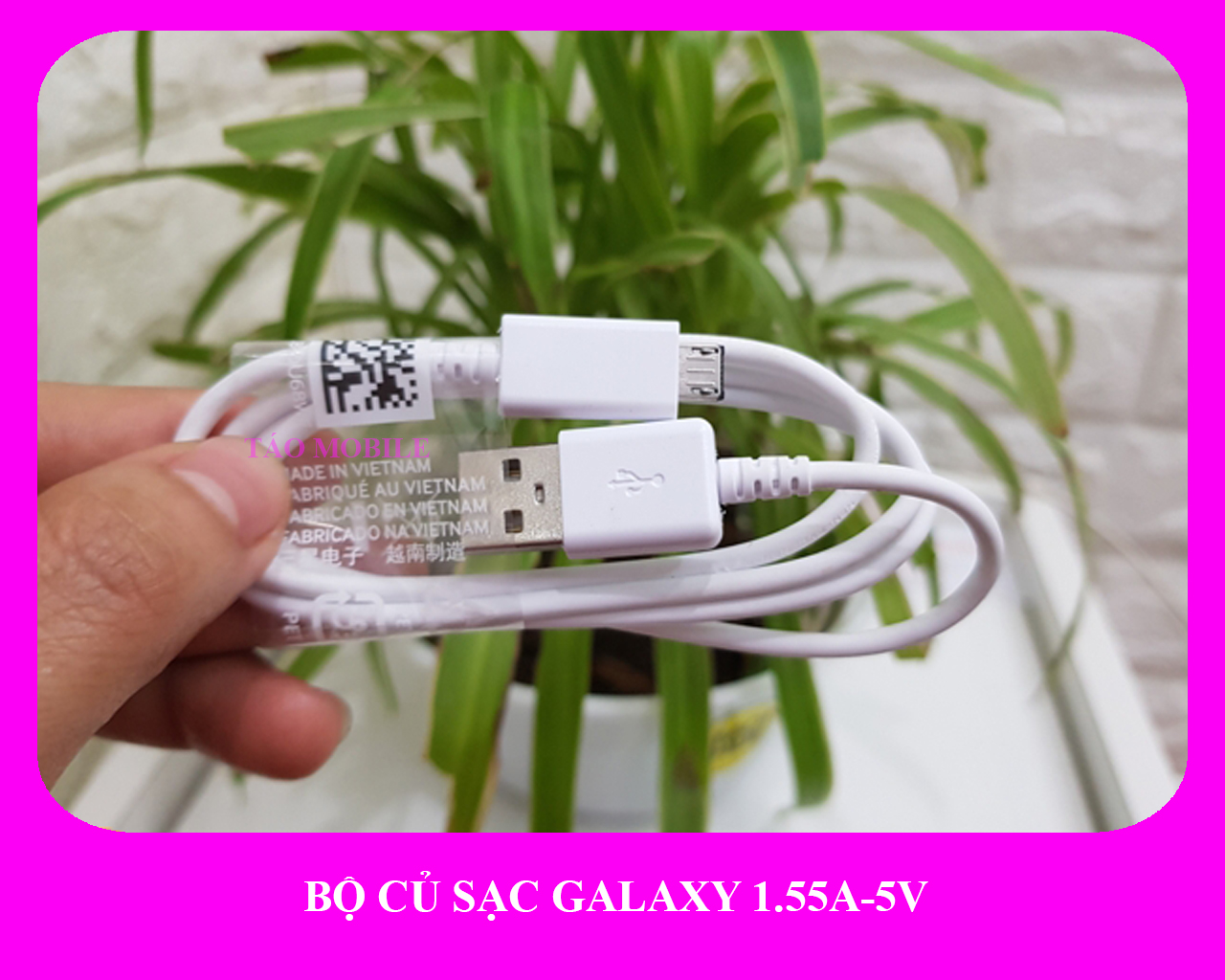[1.55A-5V] Bộ sạc Galaxy A7 2018 zin công ty 100%