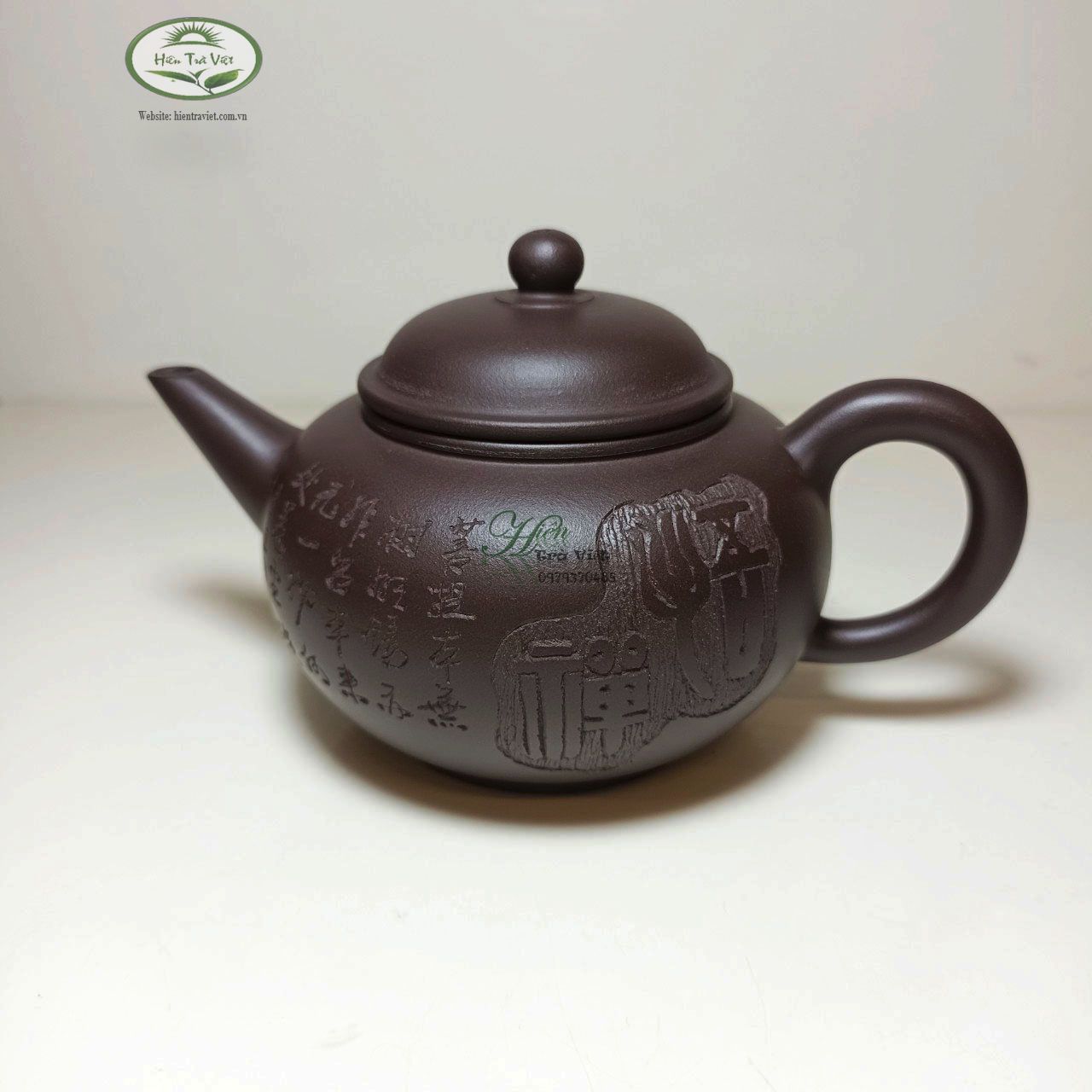 MS 196 Ấm tử sa Nghi Hưng thủy bình 250ml (khoáng tử nê)