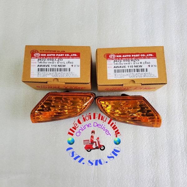 Đèn xi nhan trước wave thái 110 zin ahm thái lan - 4621-050-lzo/ 4621-050-rzo
