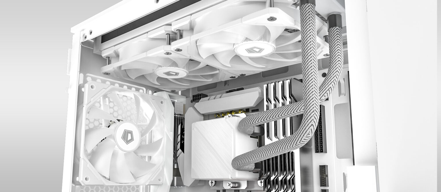 Tản nhiệt nước CPU AIO ID-COOLING DASHFLOW 240 BASIC | WHITE (Fan LED trắng) - Chính hãng