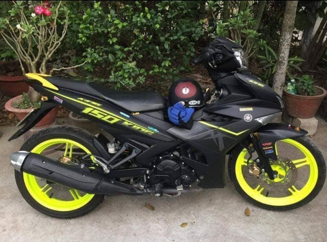 tem rời ex 150 mx king xanh dạ quang nhám