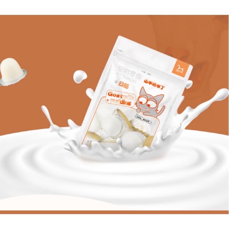 Pudding Thạch Sữa Dê Cho Mèo Bổ Sung Canxi - Xiuxiu Giang