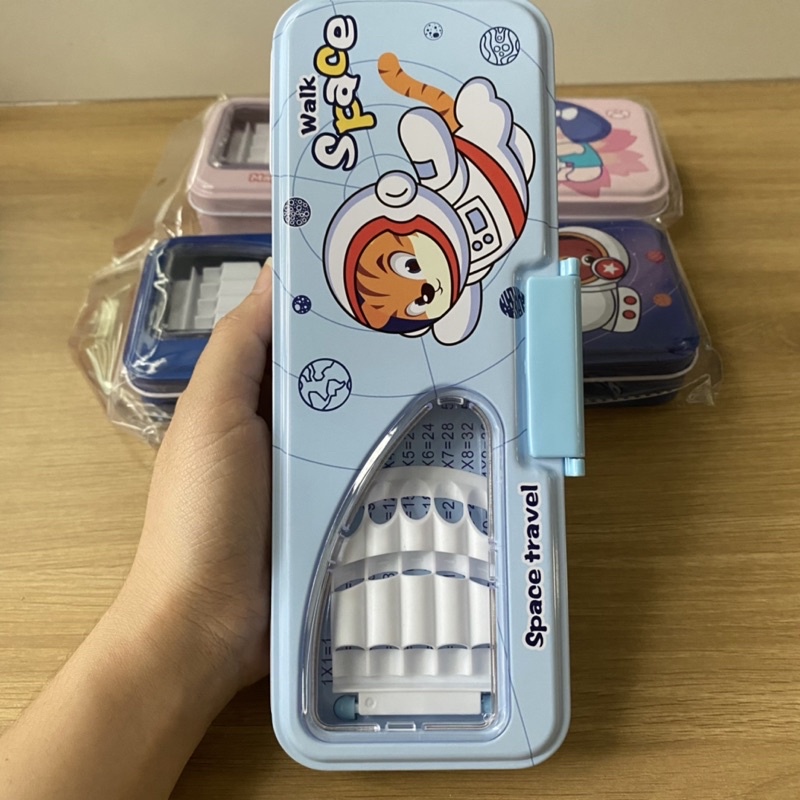Hộp Bút Sắt 2 Ngăn Cao Cấp B520