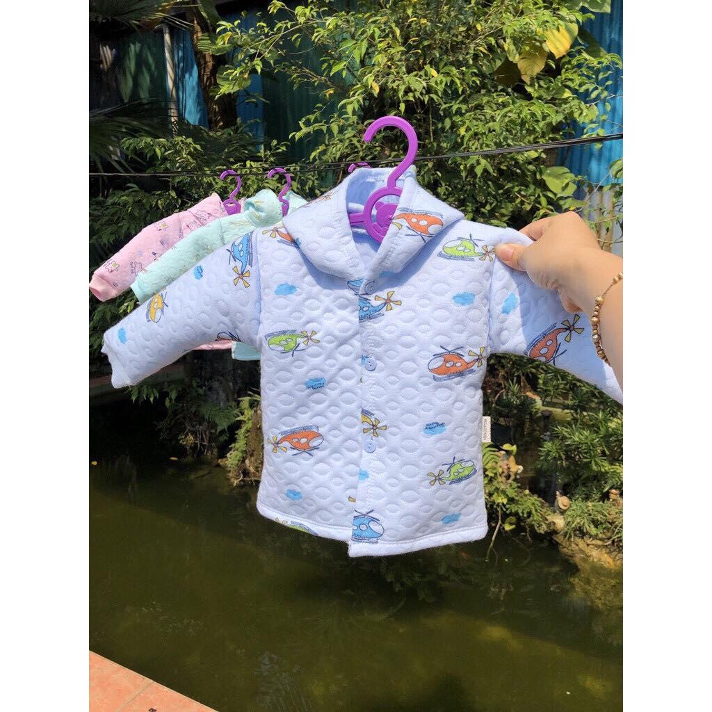 ÁO TRẦN BÔNG CÓ MŨ CHO BÉ 3-15kg