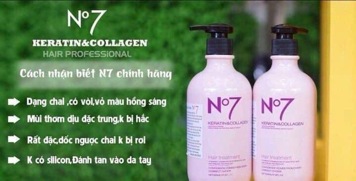 Kem ủ-hấp tóc n7 Siêu phục hồi collagen 500ml Chai