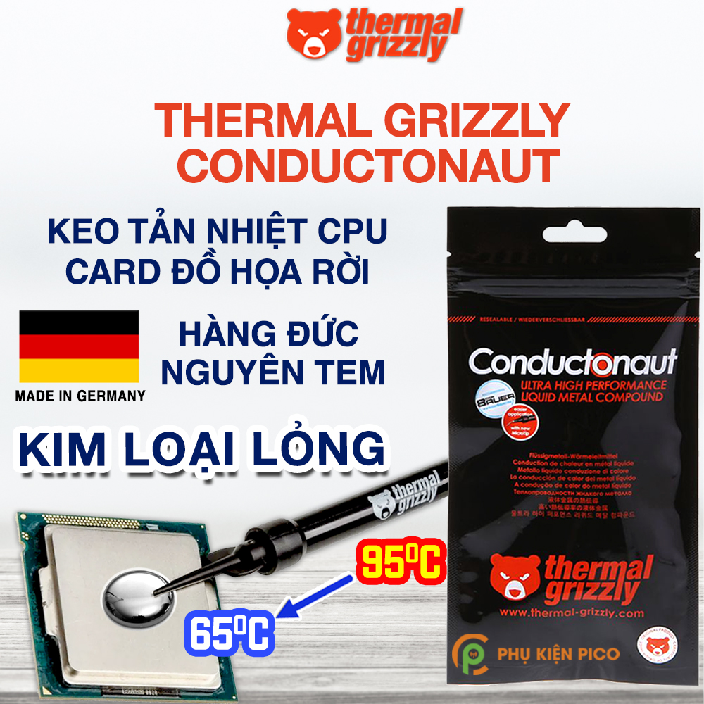 Keo tản nhiệt cpu kim loại lỏng nehe 128w/mk cao cấp - kem tản nhiệt máy tính