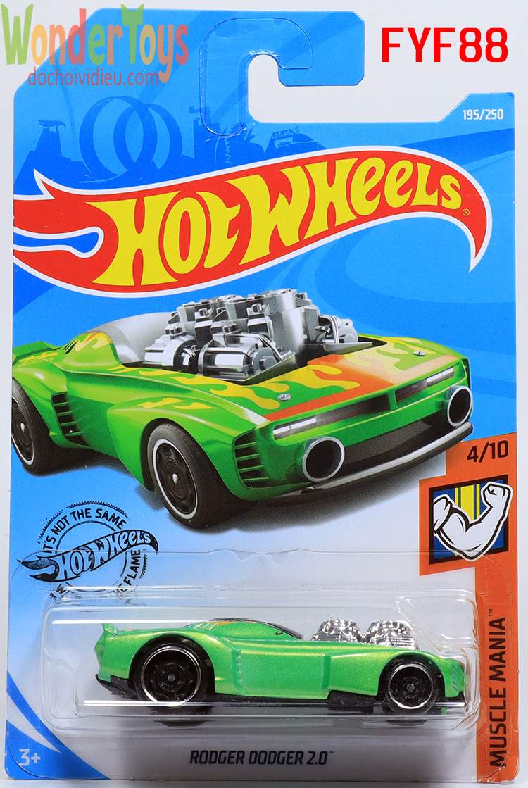 Hot Wheels Muscle Mania: Rodger Dodger 2.0 (FYF88)