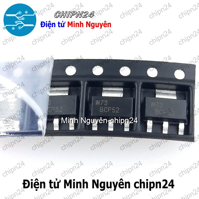 [4 con] (G2) Transistor Dán BCP52 SOT-223 PNP 1A 60V (SMD) - HH007121