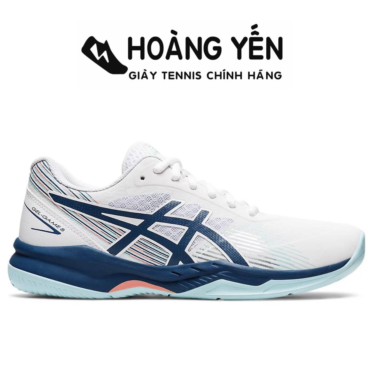 Giày Tennis Asics Gel Game 8 Nữ Chính hãng mới ra 2022
