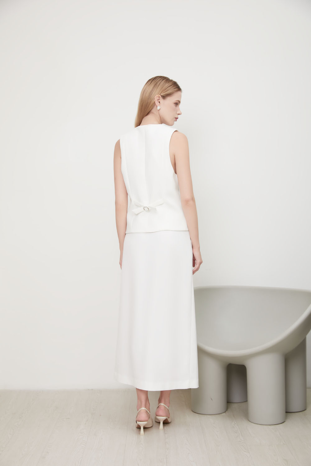 [OUTLET SALE] DOTTIE - Chân váy dài xẻ tà - S0182