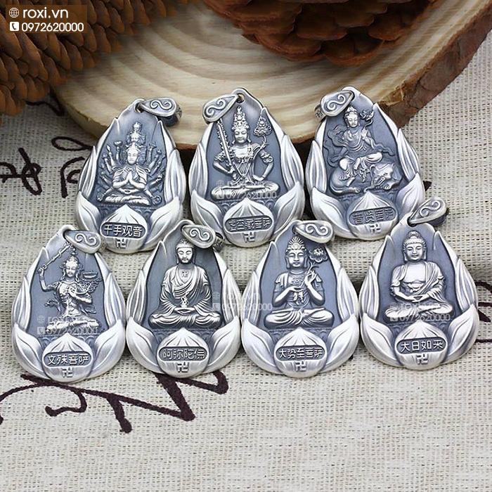 MẶT PHẬT BẢN MỆNH BẠC THÁI PHẬT A DI ĐÀ