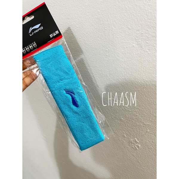 Băng đô thể thao chặn mồ hôi đầu nam nữ Lining-headband LI-NING