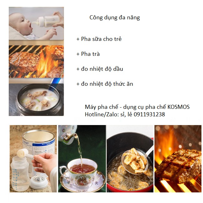 Bút đo nhiệt độ nước, trà, sữa tp101
