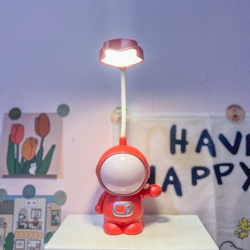 🪐 Đèn học để bàn phi hành gia - Đèn led kèm cáp sạc 🪐