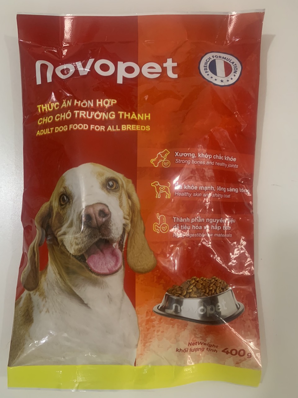 Hạt Thức Ăn Cho Chó Novopet 400g