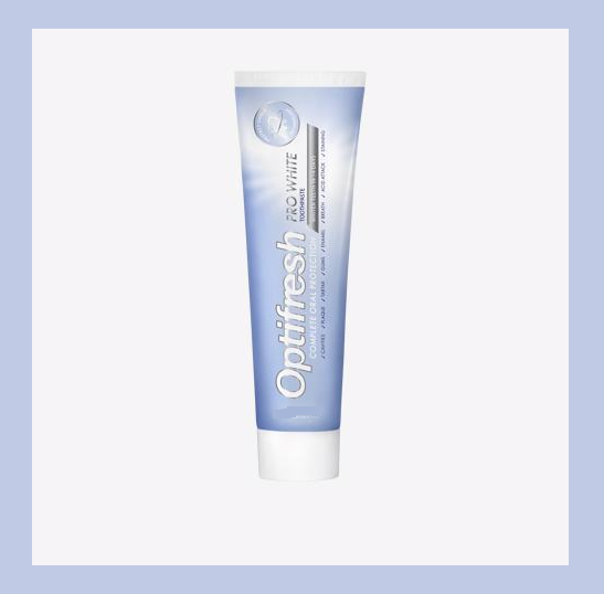 Kem đánh răng Optifresh giúp răng trắng sáng Pro White Toothpaste 100ml - Ba Lan