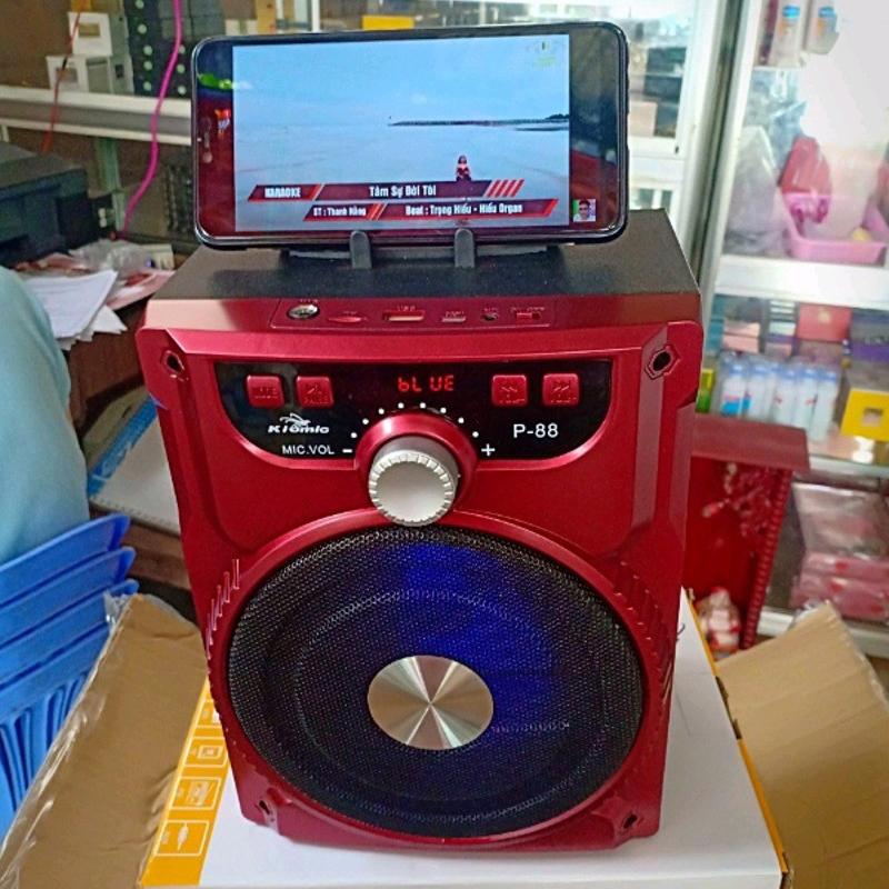 Loa Bluetooth Karaoke Xách Tay Di Động P88 (Tặng Kèm Mic)