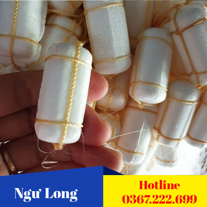 lưới đánh cá 3 lớp sợi thái - cao 2m dài 120m