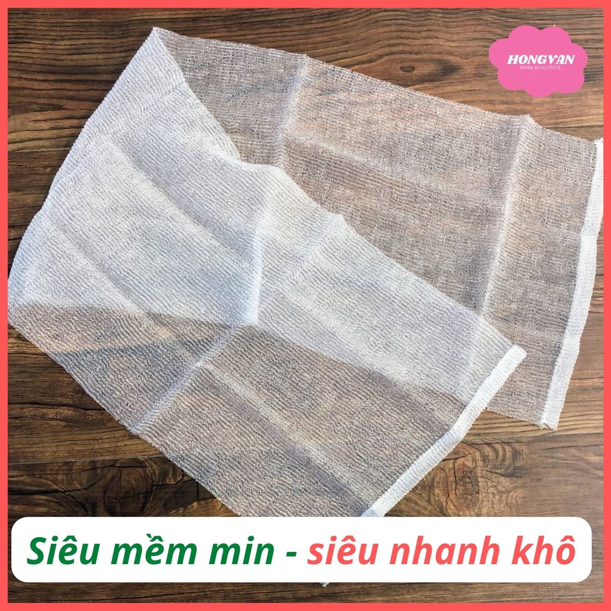 Khăn tắm cho nữ siêu mềm mịn 28x100cm (dùng kì cọ lưng, cổ, body)