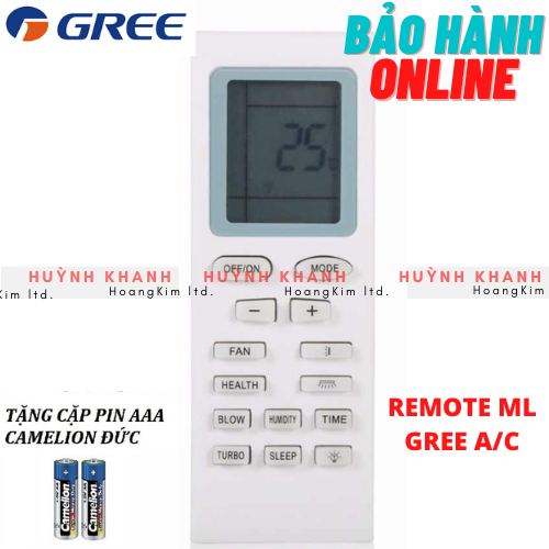 REMOTE ML GREE AC TỐT BỀN