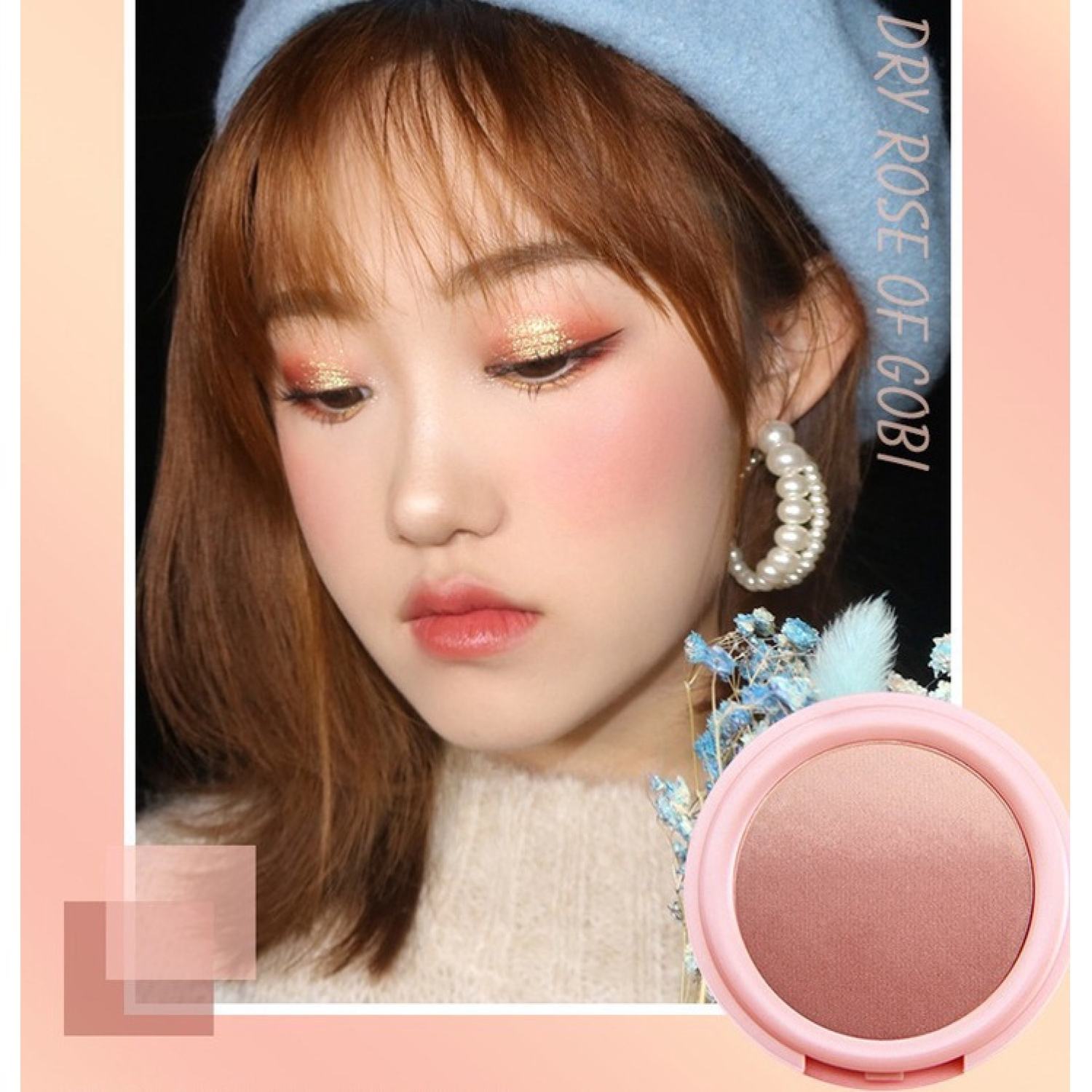 Phấn má hồng dạng loang Novo Pretty For You Silky Rouge Nina Beauty Mã 025