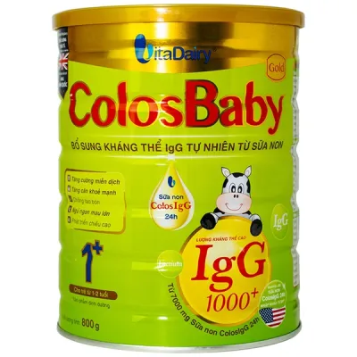Sữa Colos Baby Gold số 1+ 800g
