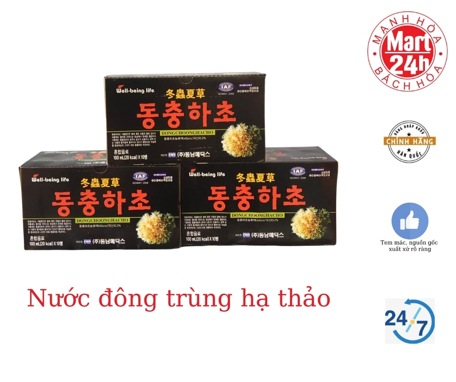 NƯỚC ĐÔNG TRÙNG HẠ THẢO - 100ML