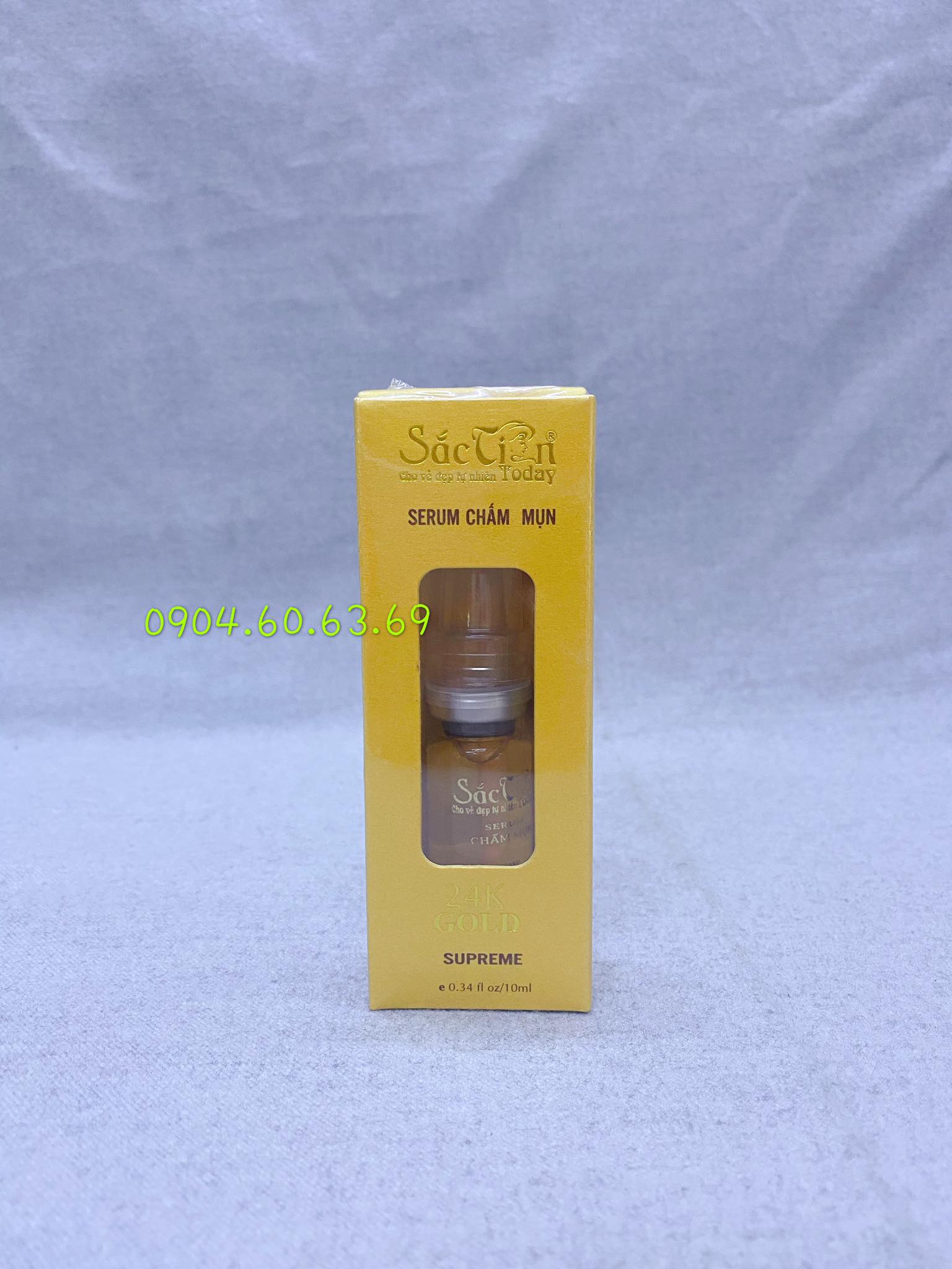 Serum chấm Mụn 24k Gold 10ml SẮC TIÊN