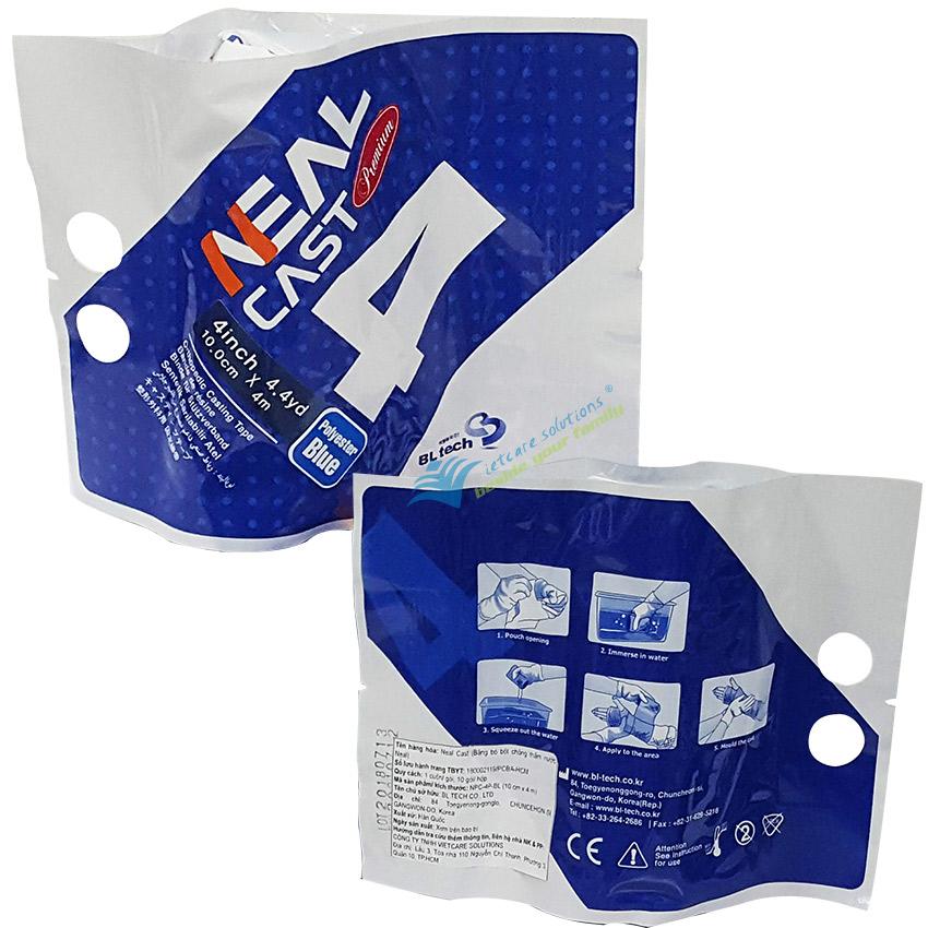 [HCM]Băng bó bột chống thấm nước Neal Premium Cast 4P (10cm x 4m), băng bó chấn thương