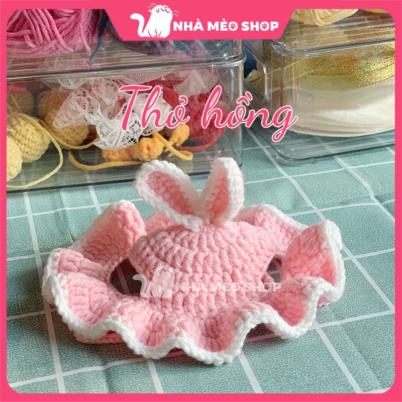 Cute handmade pet beanie