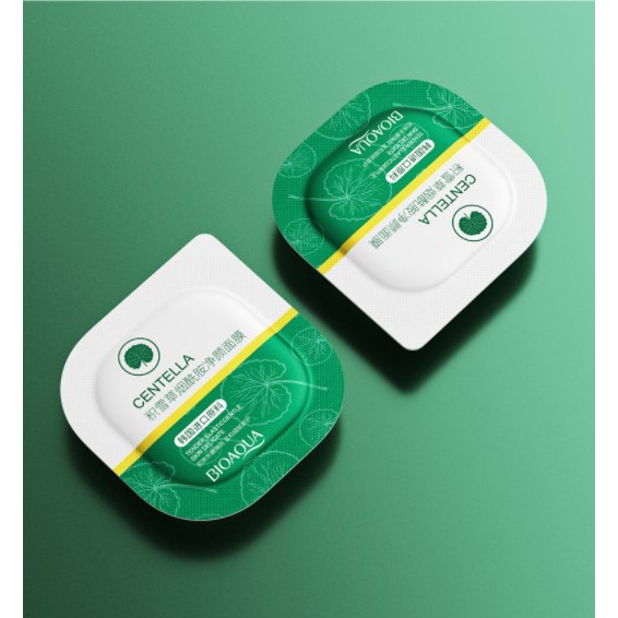 1 Tuýp Lẻ Mặt Nạ Đất Sét Rau Má BIOAQUA