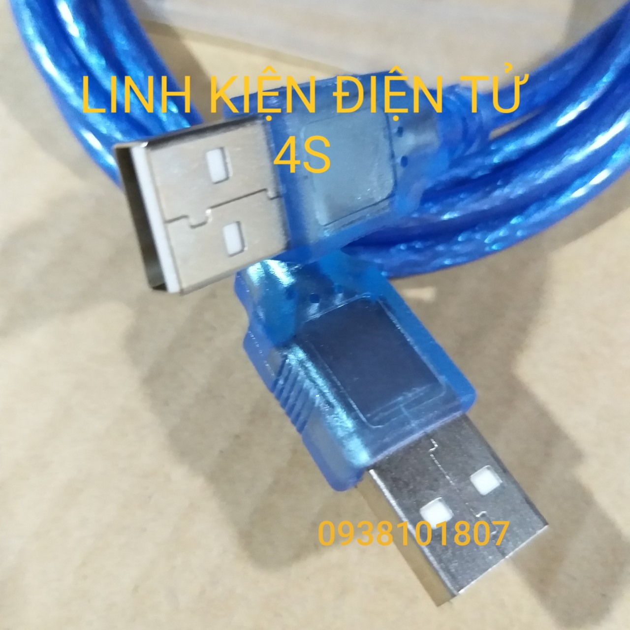 [HCM]CÁP 2 ĐẦU USB ĐẦU ĐỰC 1.5M