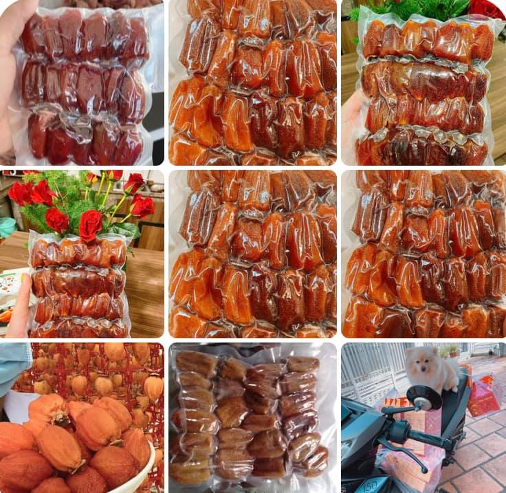 500G Hồng treo sấy gió- Đặc sản Đà Lạt (có hộp cho khách biếu tặng)
