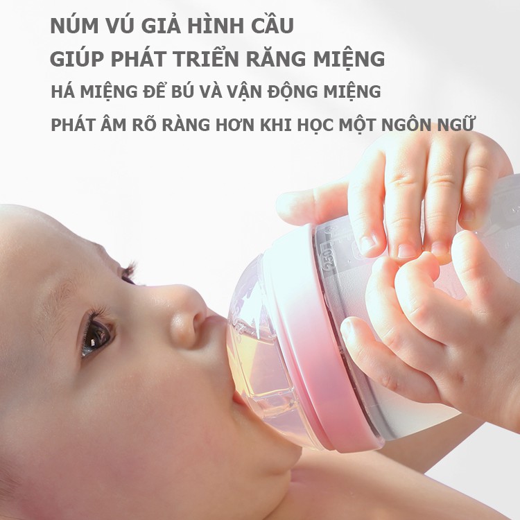Bình sữa Silicone Comotomo 250ml