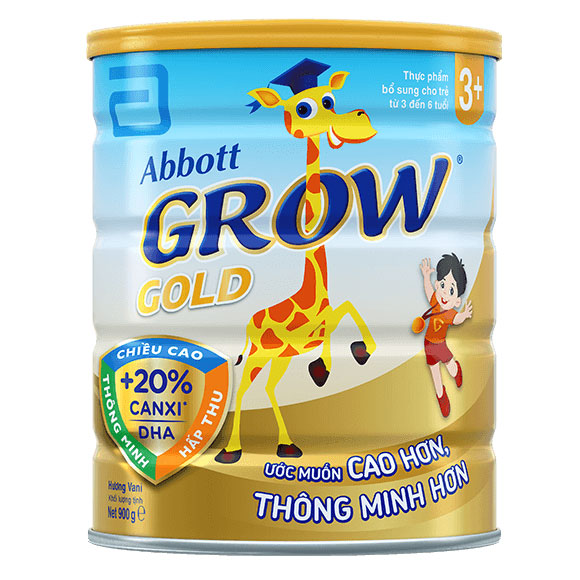 Sữa bột Abbott Grow 3+ 900g