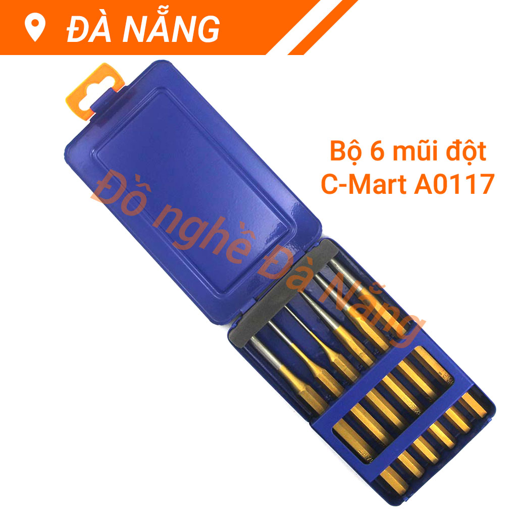 Bộ mũi đột 6 chi tiết C-Mart A0117