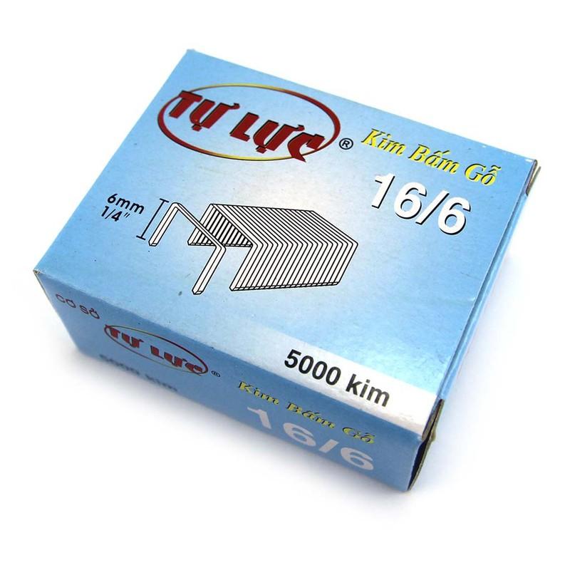 GHIM BẤM GỖ TỰ LỰC 16/8mm 5000 KIM