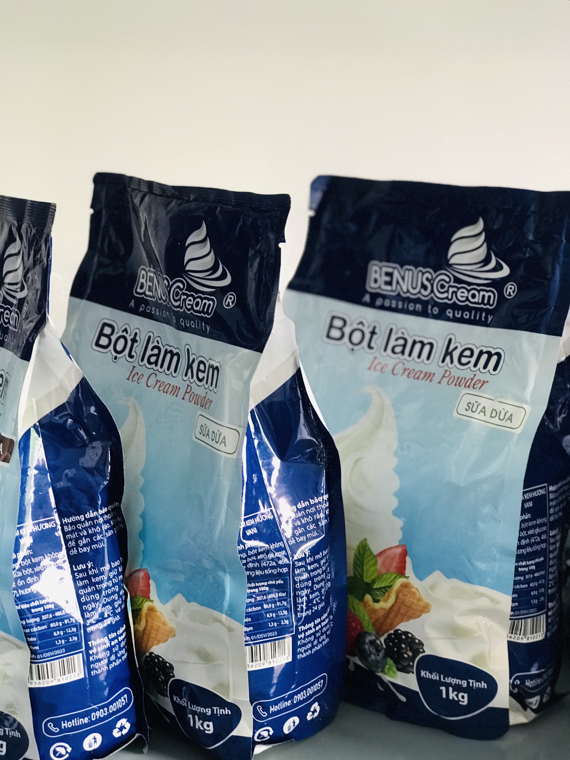 Bột làm kem tươi - Kem Vani