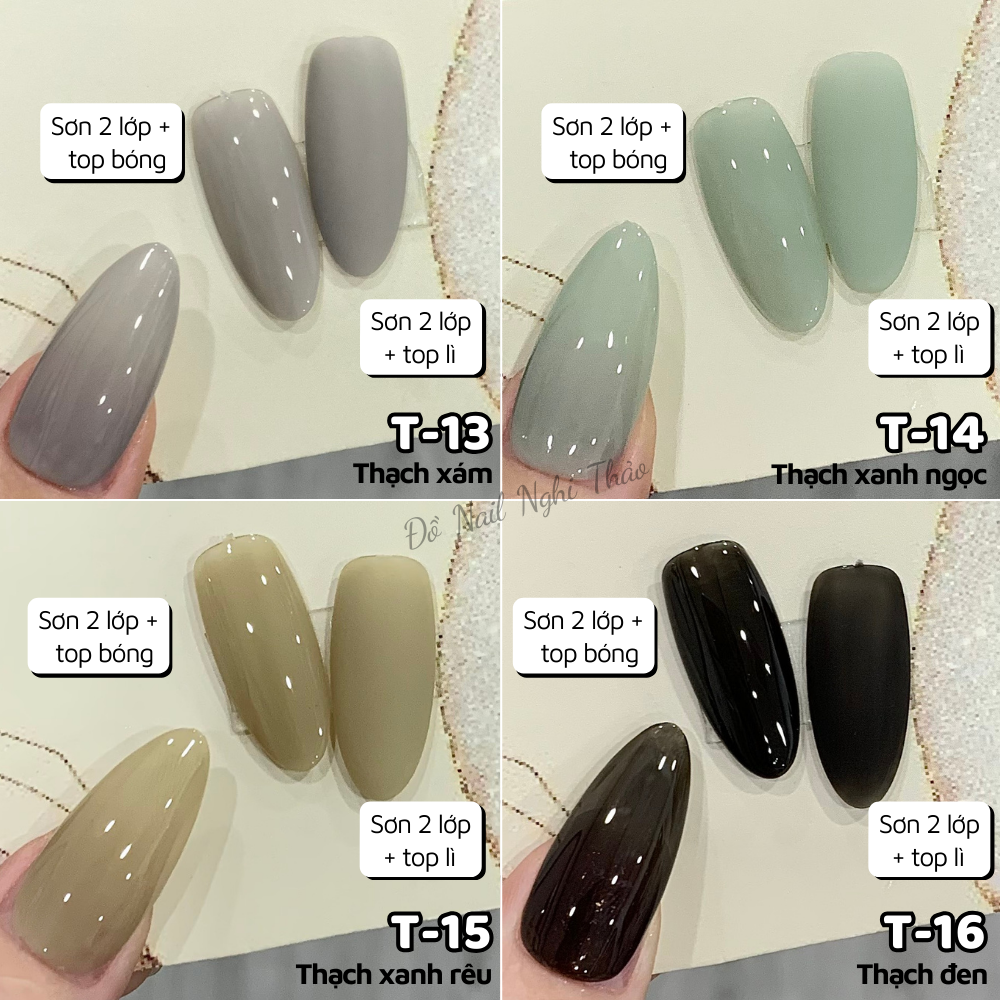 Sơn gel thạch đục lẻ màu RAMYLA 15ml