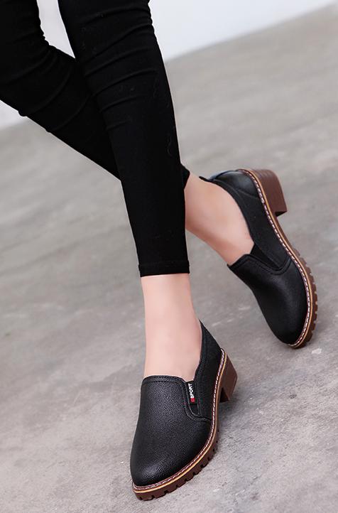[NHẸ BỀN] Giày slip on da trơn đế nâu S207