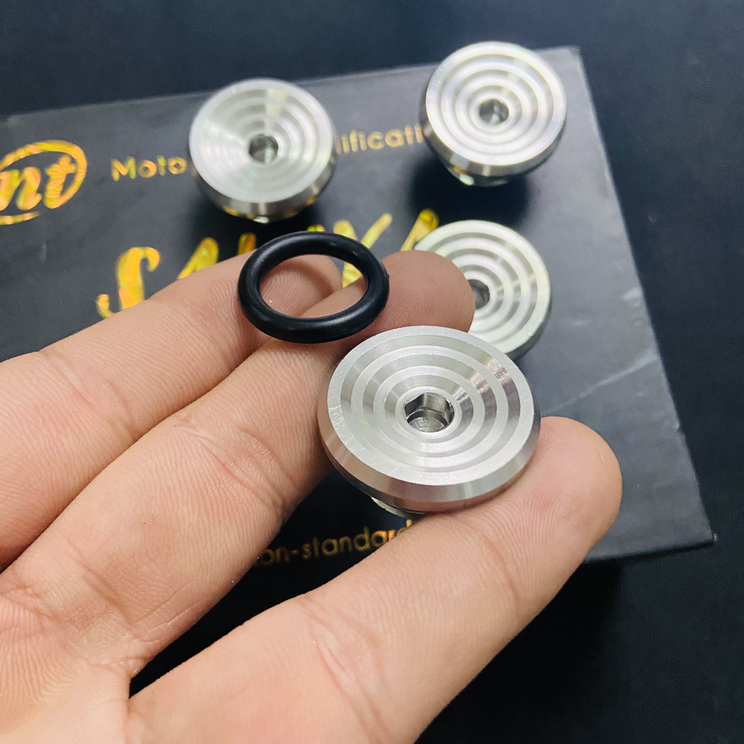 [HCM]BỘ ỐC MÂM LỬA MÂM ĐỀ VÀ ỐC NẮP NHỚT FULL INOX KIỂU THÁI HÀNG SIÊU ĐẸP