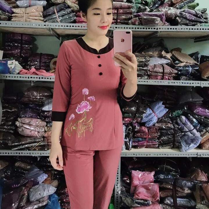 ĐỒ LAM ĐI CHÙA - MẪU THUN PHỐI