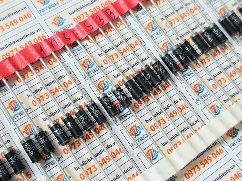 Combo 10 con 1n5353b, 1n5353, in5353 diode 5w 16v do-15